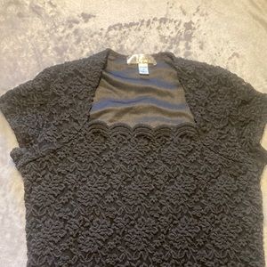 Dressbarn black dress shirt for women size small